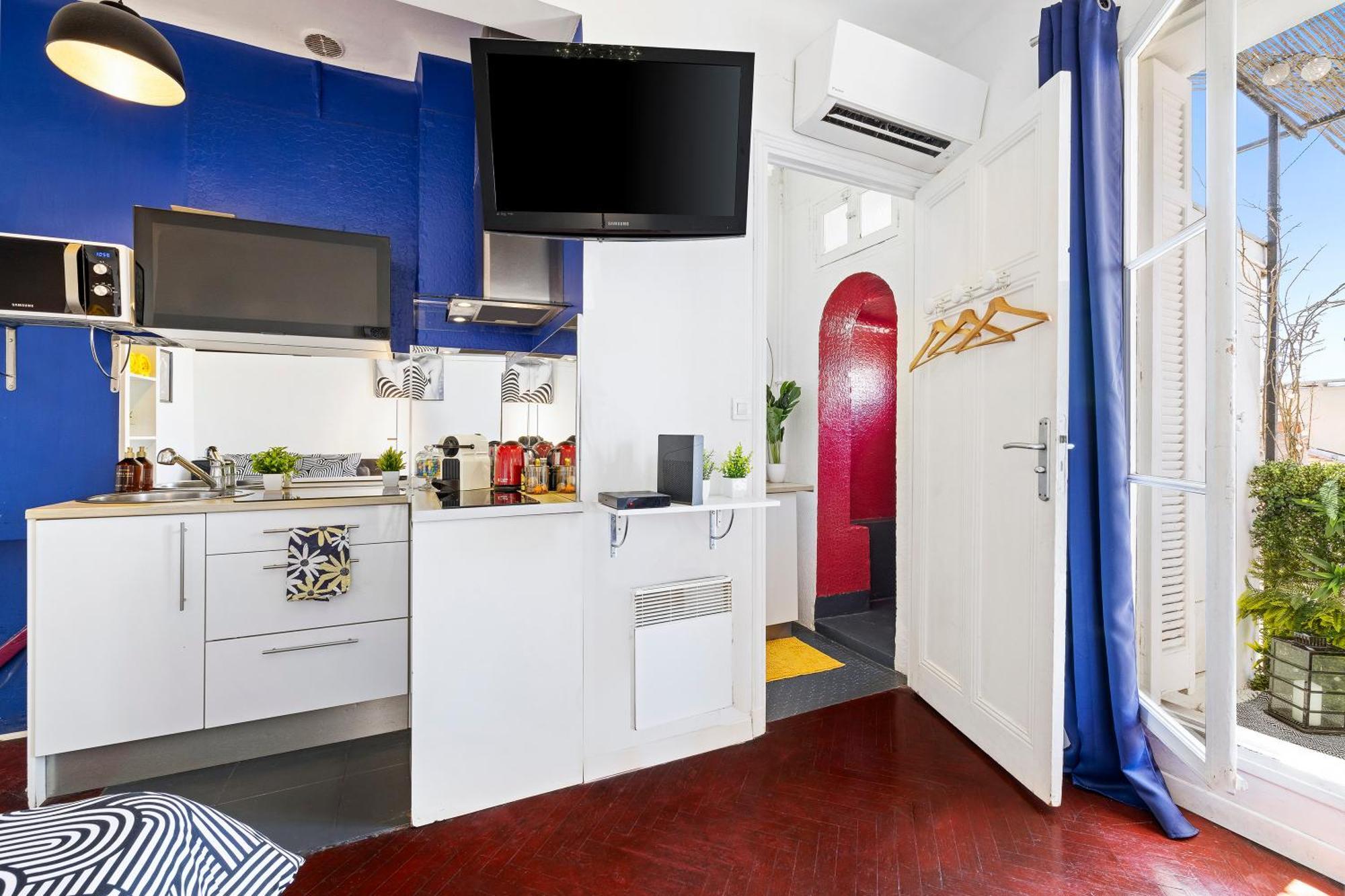 Center - Balcony Quiet - Air Conditioner - Kitchen - Wifi - Tram Nicea Zewnętrze zdjęcie